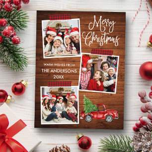 Roligt Calligraphy Play Craft Tape Wood Lastbil Vykort