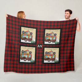 Roligt Camping Camper Trailer Sopor QUOTES Monogra Fleecefilt