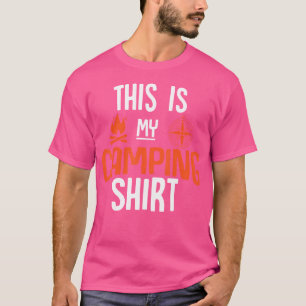Roligt Camping Wilderness Site Shirt för Campers s T