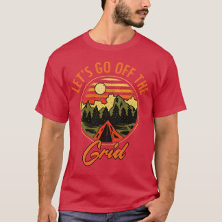 Roligt campingliv äventyr för campare familj t shirt