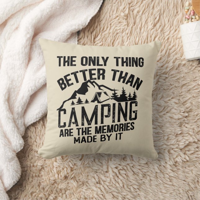Roligt campingsläktare sommar campingcitat kudde (Filt)