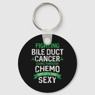 Roligt Cancer Fighter Bile Duct Cancer Patient Che Nyckelring