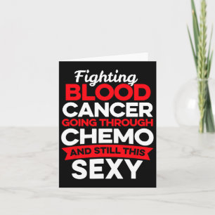 Roligt Cancerbekämpning Blodcancer Patient Chemo T Kort