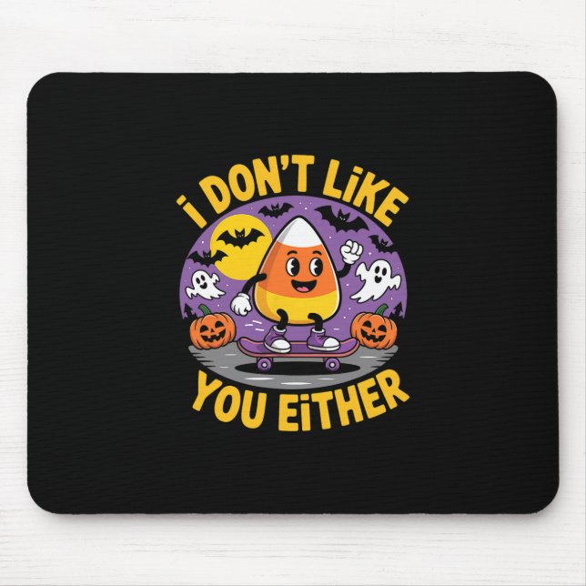 Roligt Candy Corn Halloween Skateboard-present  Musmatta (Framsidan)