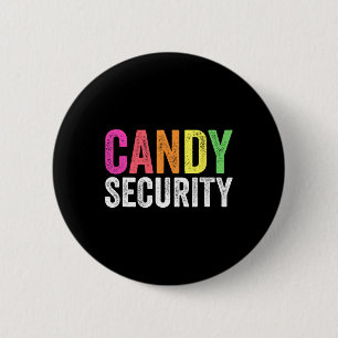 Roligt Candy Security Halloween Costume Knapp