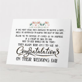 Roligt Card för skilsmässor - ex - Låt oss Party! Kort