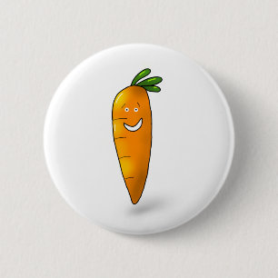 Roligt carrot badge knapp