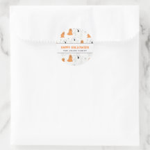 Roligt Cartoonish Spöken Personlig Happy halloween