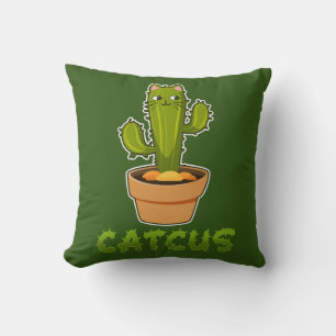 Roligt Cat Cactus Catcus Pet Plant Kudde