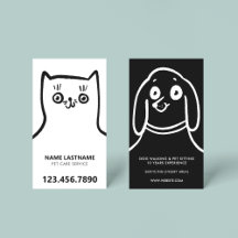 Roligt Cat Hund Black White Pet Service