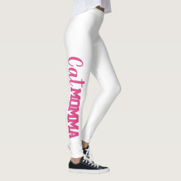 roligt CAT MOMMA-typografi | Leggings