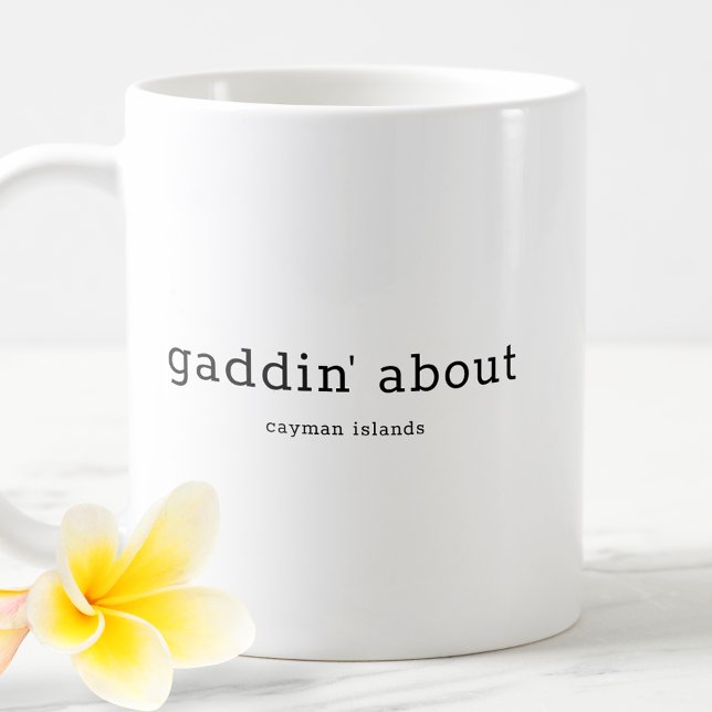 Roligt Caymanöarna Dialect Gaddin' Om Kaffemugg (Skapare uppladdad)