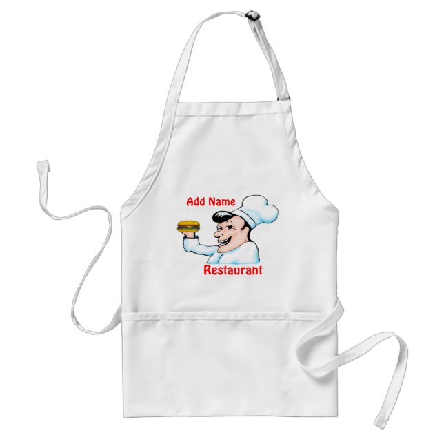 Roligt Chef Apron (Anpassade) Förkläde (Framsidan)