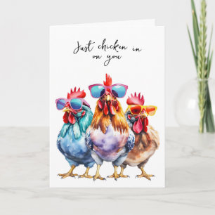 Roligt Chickens kommer bra Kort