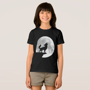 Roligt Chihuahua Howling Full Moon Halloween T Shirt