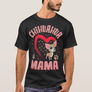 Roligt Chihuahua Mamma Djurälskare Apparel Hund Ch T Shirt