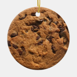 Roligt Chocolate chip cookie Julgransprydnad Keramik