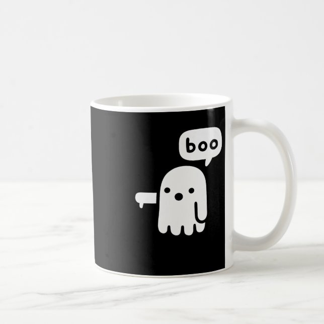 Roligt Chunky Ghost of DisApproval Boo Halloween Kaffemugg (Höger)