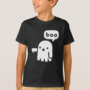 Roligt Chunky Ghost of DisApproval Boo Halloween T Shirt