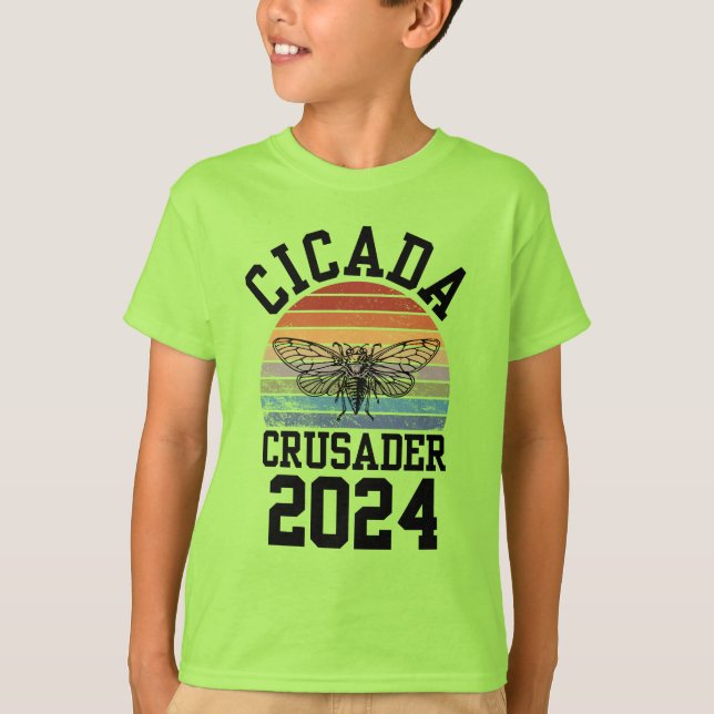 Roligt CICADA CRUSADER 2024 Kids T Shirt (Framsida)