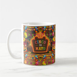 roligt Cinco de Mayo Gift Kaffemugg