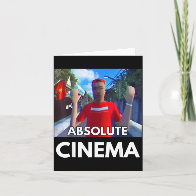 Roligt citat Absolut Cinema Meme Broder Hai's Pho Kort (Framsida)
