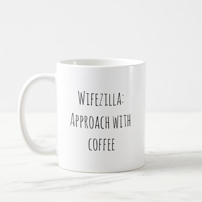 Roligt Citat för Gifta Kvinnor Kaffemugg (Vänster)