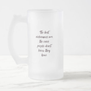 Roligt Citat Frostad Glas Mugg