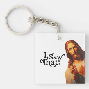 Roligt citat Jesus Meme Jag Såg Det Kristet