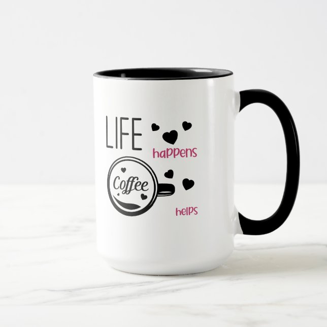 Roligt citat kaffetolvan mamma födelsedag mors dag mugg (Höger)