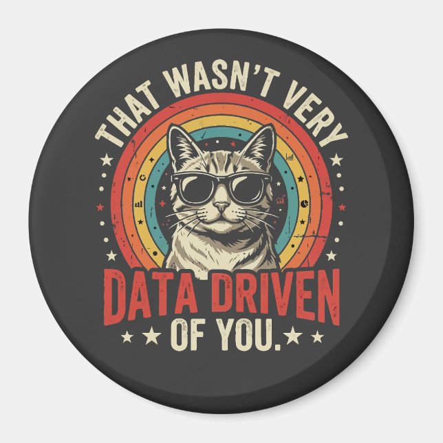 Roligt Citat om Dataanalytiker Som Inte Var Mycket Magnet (Framsidan)