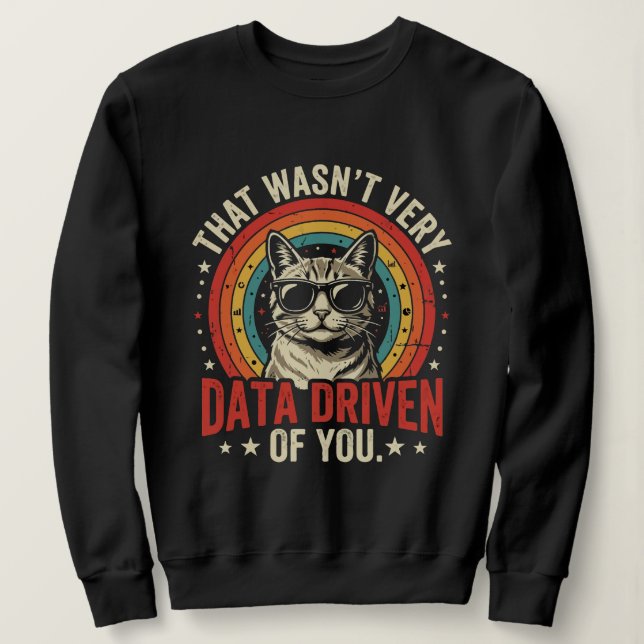 Roligt Citat om Dataanalytiker Som Inte Var Mycket T Shirt (Design framsida)