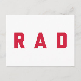 Roligt citationstecken för Rad Vykort