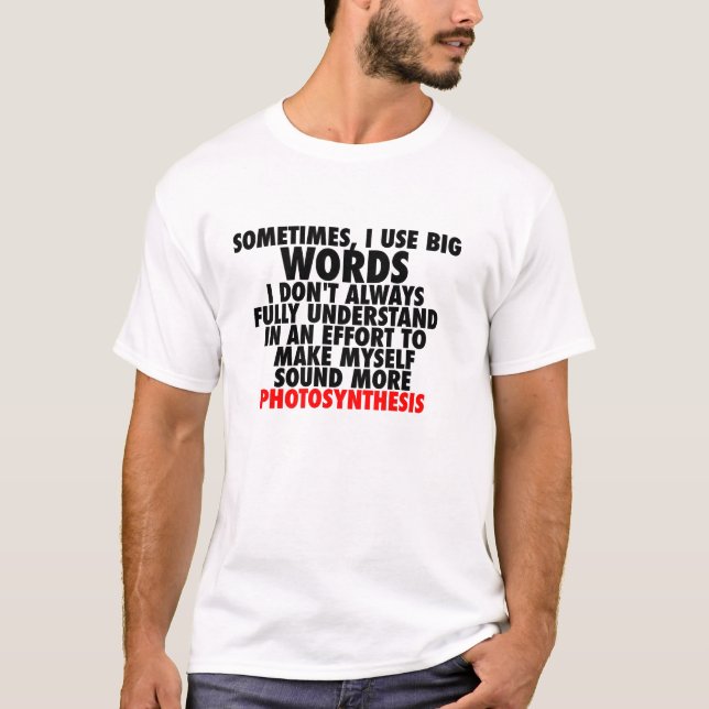 Roligt citationstecken t-shirt (Framsida)