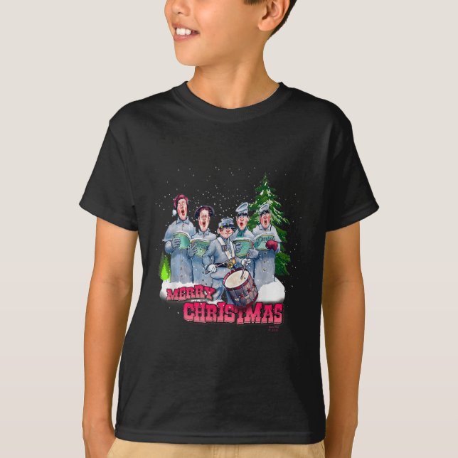 Roligt Civil Krig-jul T Shirt (Framsida)