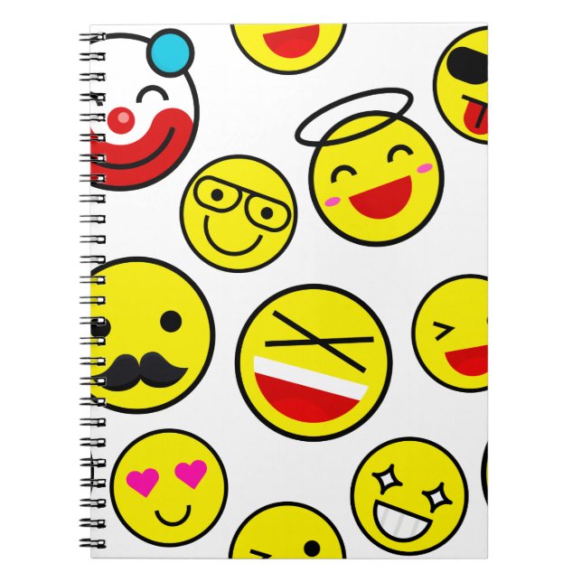 roligt clown emojis anteckningsbok (Framsidan)