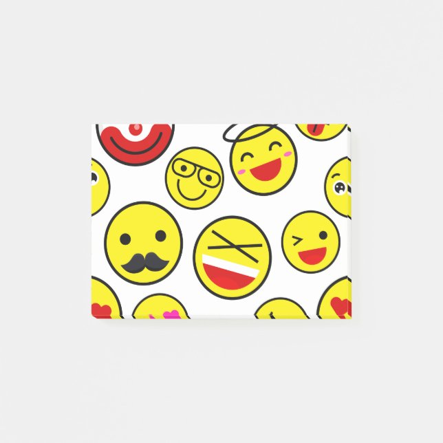 roligt clown emojis post-it block (Framsida)