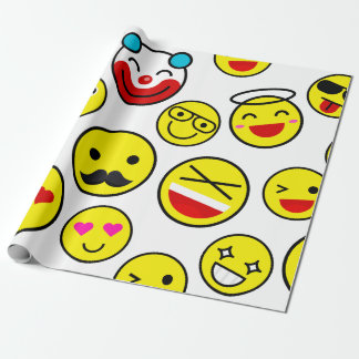 roligt clown emojis presentpapper