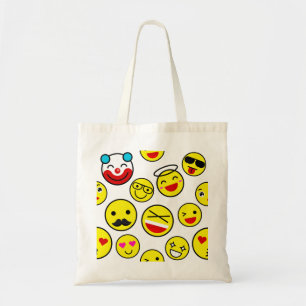 roligt clown emojis tygkasse