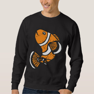 Roligt Clown Fish Lång Ärmad Tröja