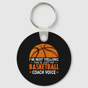 Roligt Coach Basketball Älskare Nyckelring