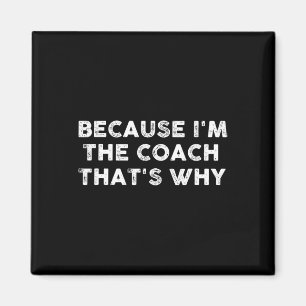 Roligt Coach Sports Football Basketball Soccer Hoc Magnet