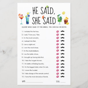 Roligt Cocktails   Han sa: "Spelkort"