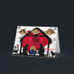 ROLIGT COLLAGE NATIVITY CHRISTMAS-gratulationskort Kort<br><div class="desc">URSPRUNGLIGT KOLLAGE CHRISTMAS-KORT</div>