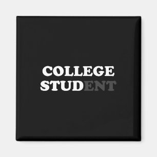 Roligt College Student presenterar För manar Colle Magnet