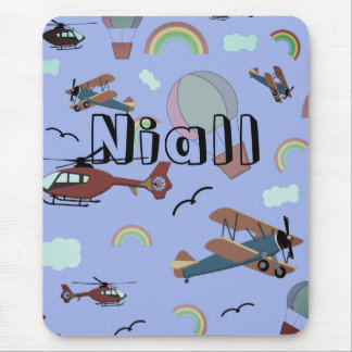 Roligt Colorful Aviation Personlig Musmatta