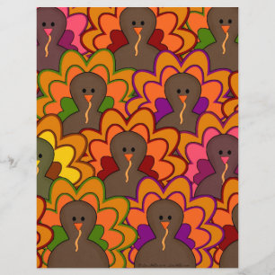 Roligt Colorful Thanksgiving Turkey