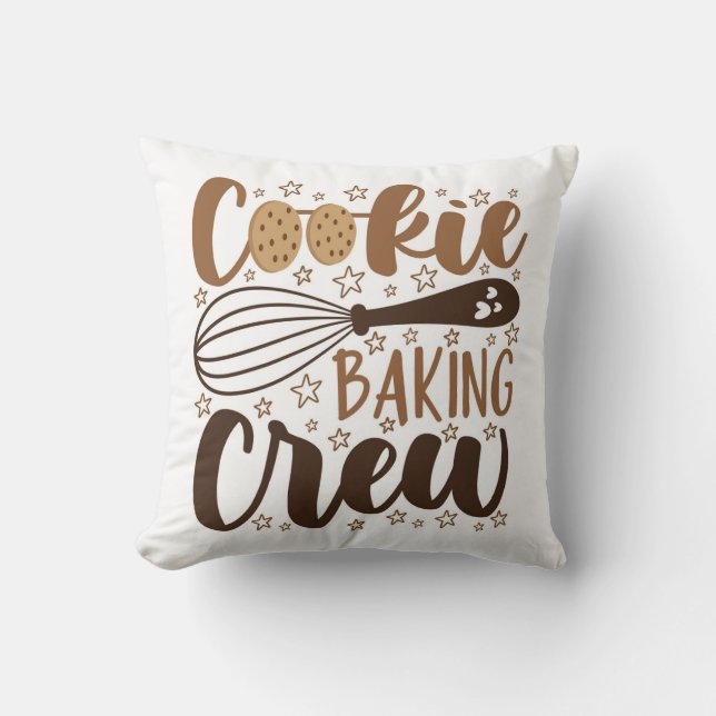 Roligt Cookie Baking Crew Design Kudde (Framsida)
