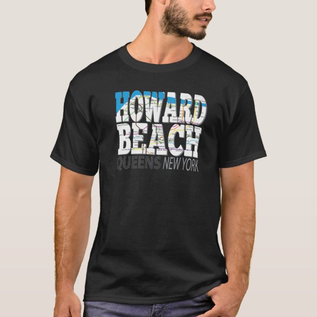 Roligt Coola Howard Beach Queens New York med Tunn T Shirt (Framsida)