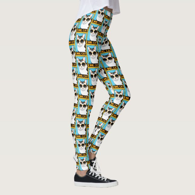 Roligt Coola Katt Leggings (Höger)